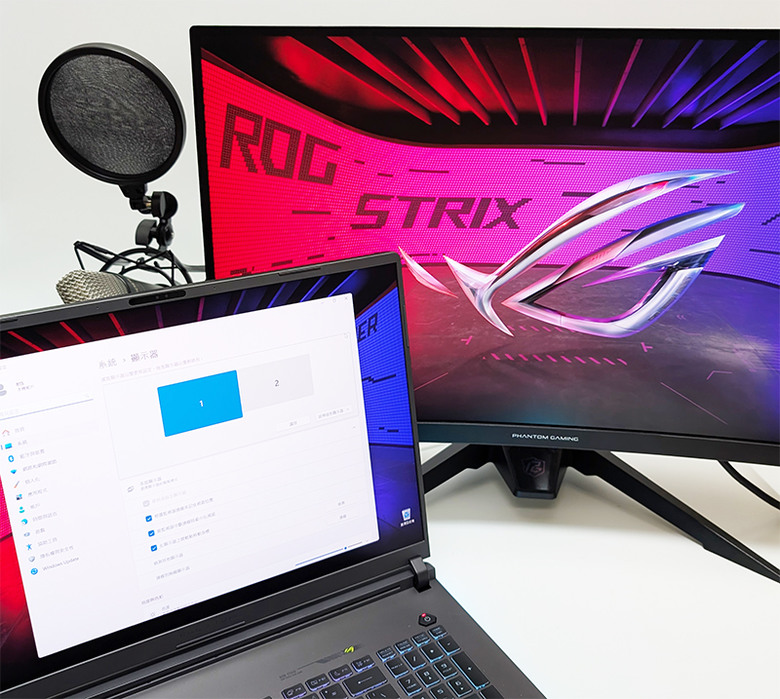 STRIX G815LW 免工具升級64G記憶體過程、接外接螢幕跑看看