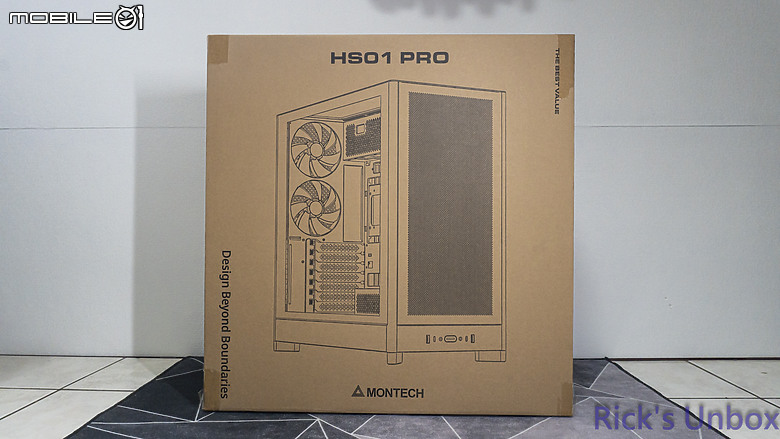【開箱】可上下顛倒展示的機殼 | MONTECH HS01 PRO WHITE