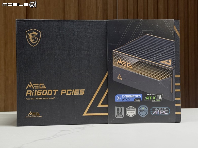 旗艦規格！MSI MEG Ai 1600T 數位電源
