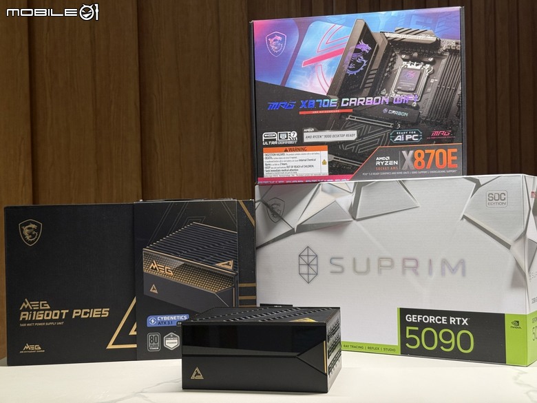 旗艦規格！MSI MEG Ai 1600T 數位電源