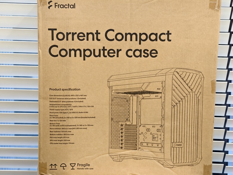 (舊殼開箱) 主打高風量的散熱布局，Fractal Design Torrent Compact & Nano開箱試用