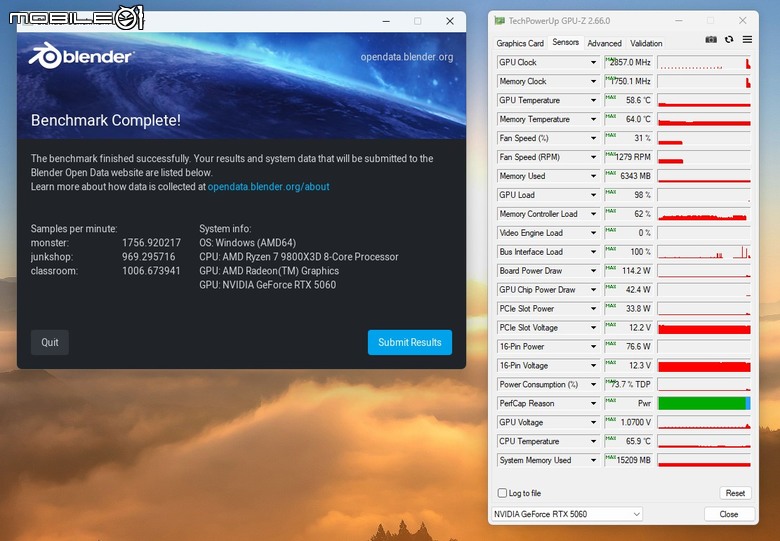 點我看大圖 MSI GeForce RTX 5060 8G GAMING OC 顯示卡開箱實測 以雙風扇設計提供小型機體顯示升級選項