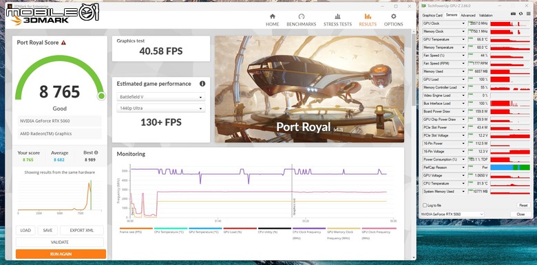 點我看大圖 MSI GeForce RTX 5060 8G GAMING OC 顯示卡開箱實測 以雙風扇設計提供小型機體顯示升級選項