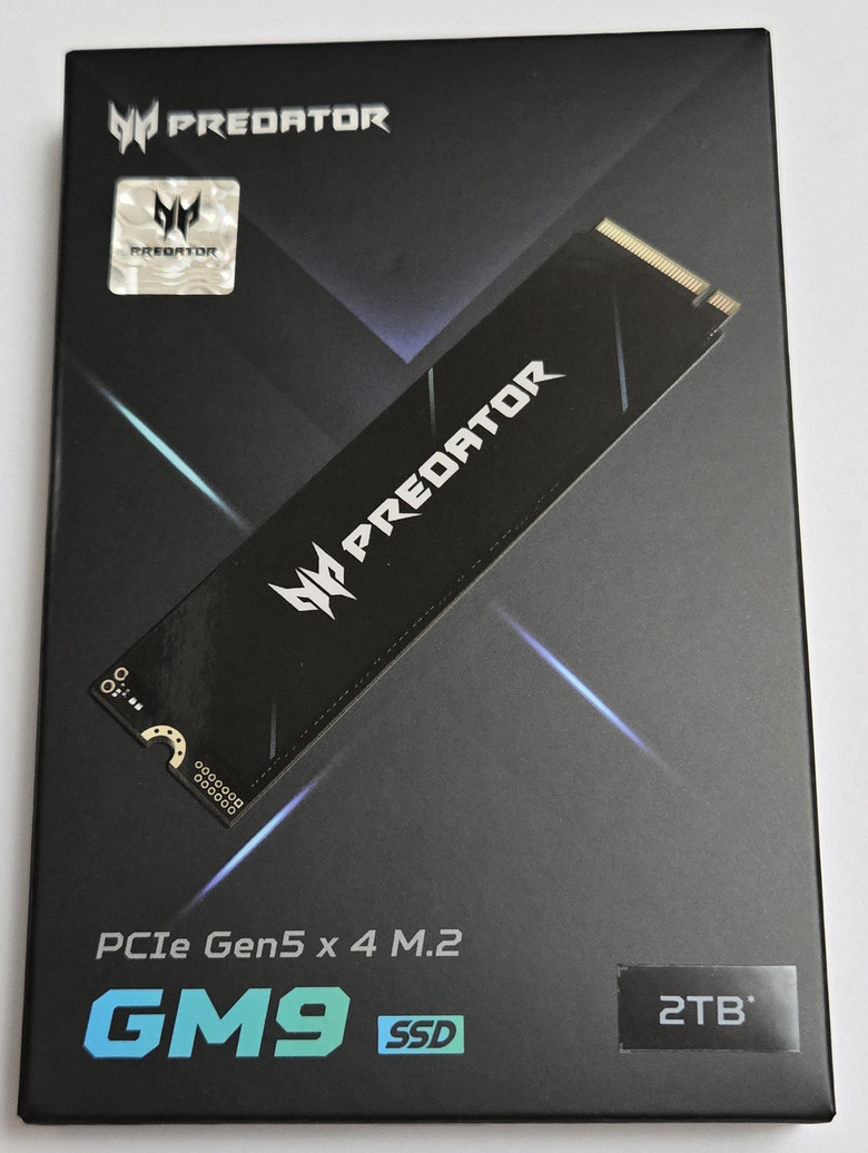 【開箱簡測】Acer Predator GM9 2TB PCIe Gen5.0 x4 (HMB) NVMe SSD 效能簡測 (圖多)