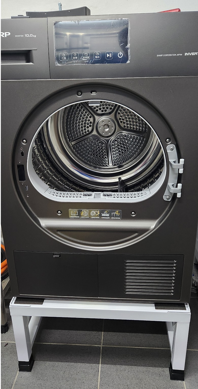 點我看大圖 SHARP 夏普 烘布郎 熱泵 滾筒乾衣機 KD-FKH10DT 首篇開箱文