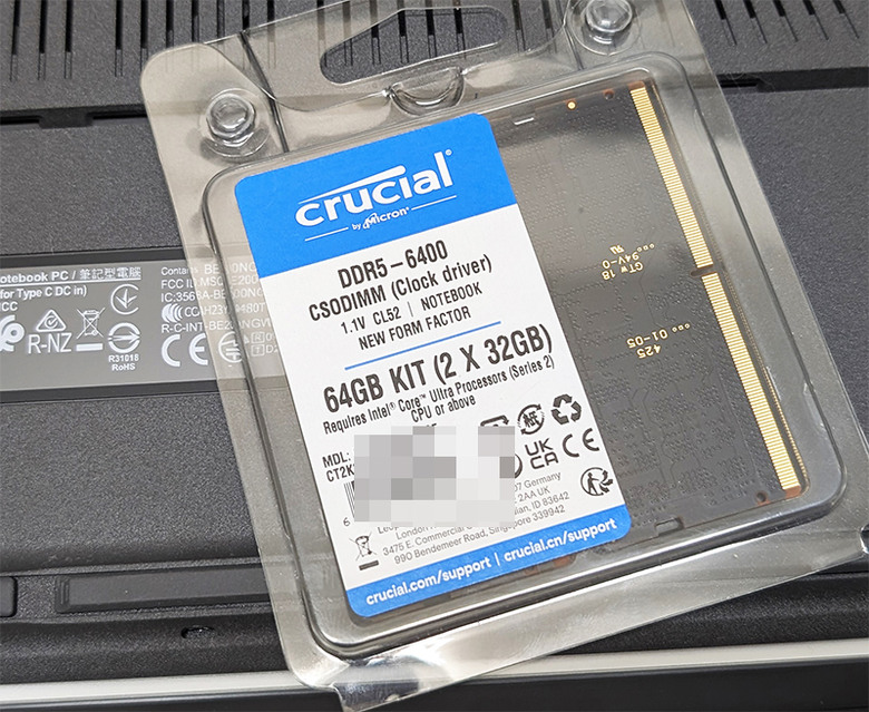 STRIX G815LW 免工具升級64G記憶體過程、接外接螢幕跑看看