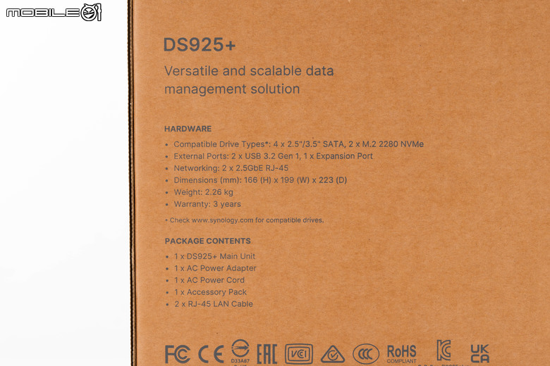 Synology DiskStaton 925+ NAS 開箱實測 軟體介面依舊優異 卻限於硬體配置的穩定之作