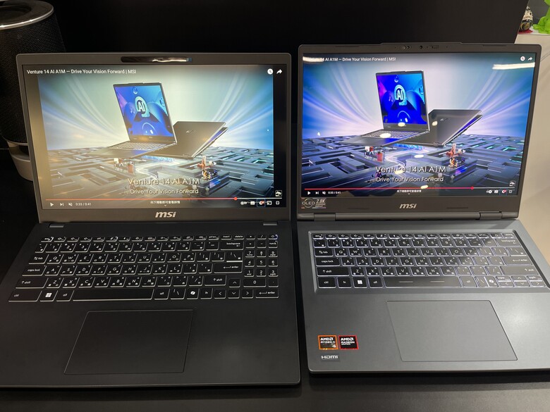 微星台中旗艦館 | Venture 14 AI+ 開箱大揭密，新一代的Ryzen AI處理器效能究竟如何?