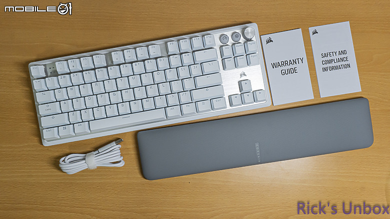 【開箱】海盜船新設計語言80%磁軸鍵盤 | CORSAIR K70 PRO TKL WHITE