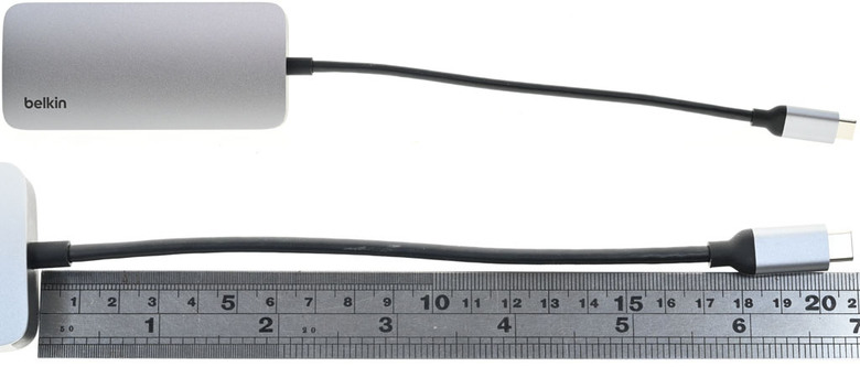 點我看大圖 Belkin貝爾金Connect USB-C 5合1高速多媒體集線器開箱
