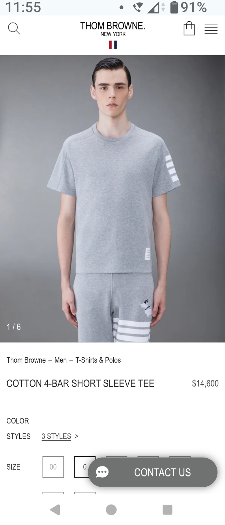 THOM BROWNE 4-BAR 短袖 T-Shirts & 基本款白色短T