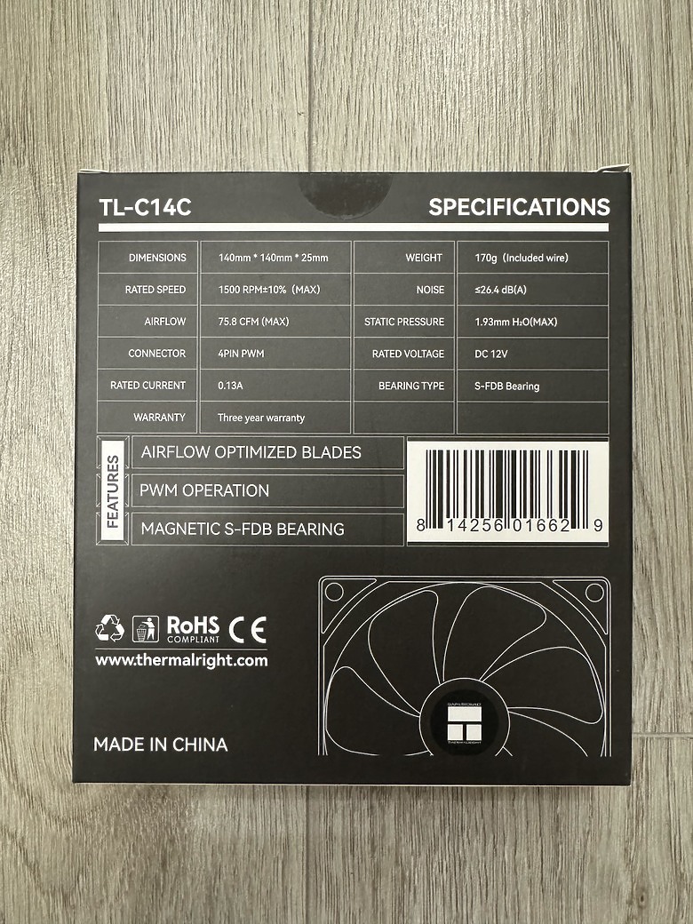 [開箱] 瓦爾基里 Valkyrie SL125 + Thermalright TL-C14C