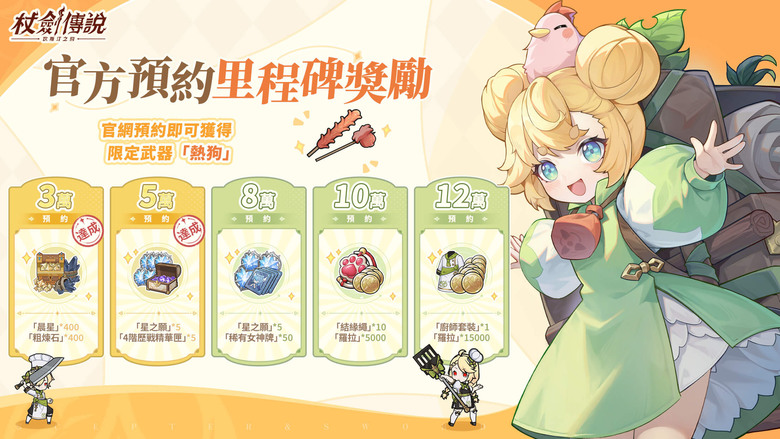 《杖劍傳說：坎斯汀之約》 7月15日 正式上線 日系二次元 異世界冒險 RPG | 遊戲代言人：派翠克 | FB專屬兌換碼：SSFB888 公測福利500抽 | 自由探索世界 獨創戰鬥 技能無限搭配