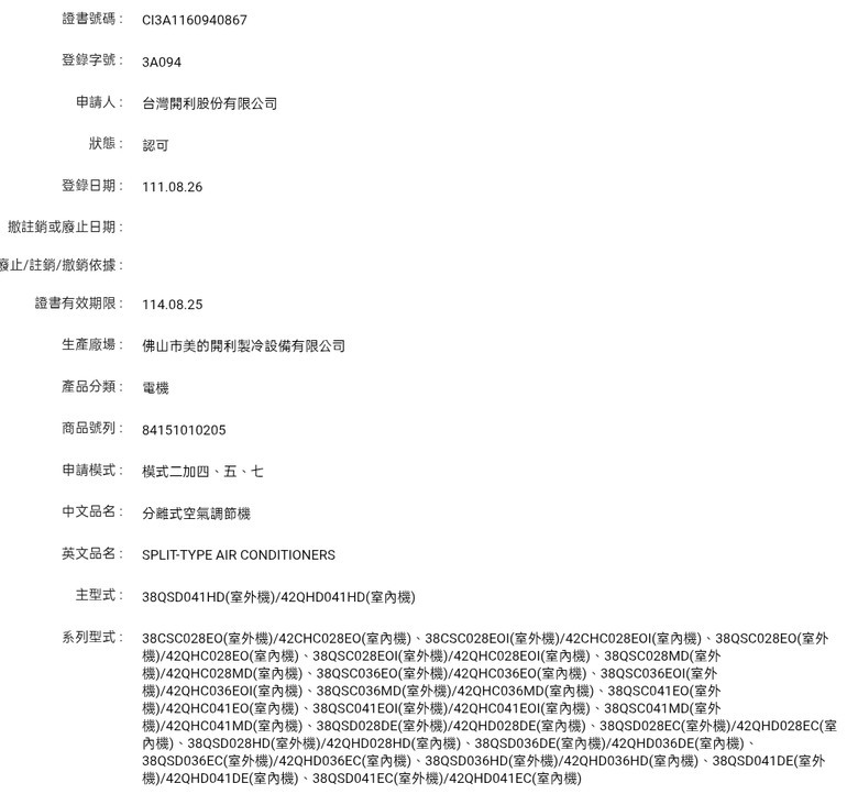 台灣市售除濕機,冷氣生產廠及貼牌廠產地整理