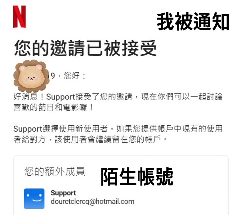netflix的額外成員被陌生人登入