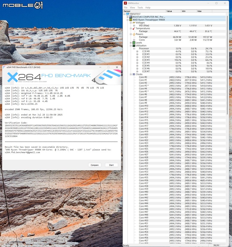 點我看大圖 AMD Ryzen Threadripper 9980X 處理器效能實測 以新版架構讓效能更上一層的頂尖工作選擇
