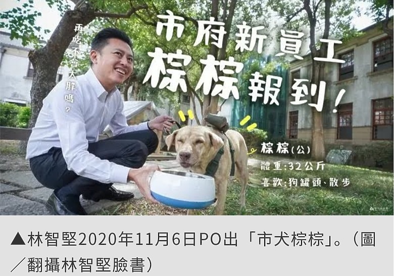 林智堅前市犬員工證實遭棄養退回