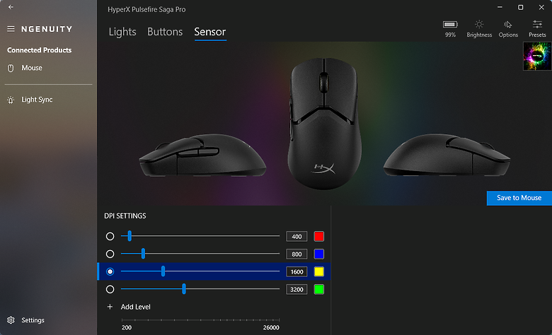 點我看大圖 支援3D列印換外殼的 HP HyperX Pulsefire Saga Pro 開箱