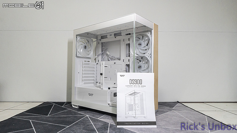 【開箱】平價實木海景殼 | darkFlash DS900 WOOD WHITE