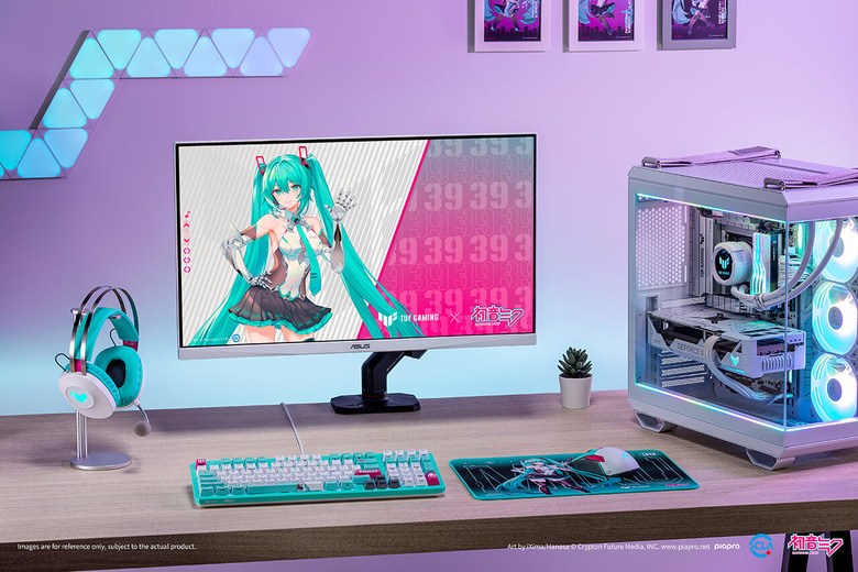 【阿洪開箱中】ASUS TUF Gaming × 初音未來 聯名電競套裝完整開箱!初音ミク Hatsune Miku (圖多)