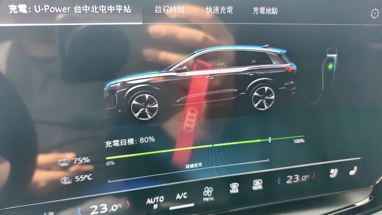 Q6 e-tron quattro 充電測試