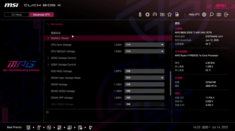 點我看大圖 微星 MPG B850I EDGE TI WIFI 主機板開箱實測 在迷你尺寸內具備實用強悍性能