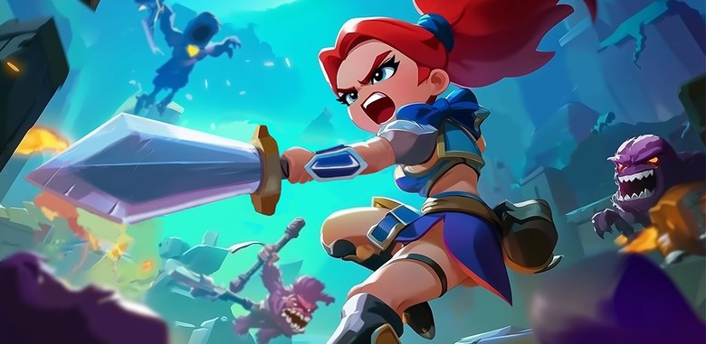 《奧術獵人》 Arcane Hunter: Soul Survivor 7月24日更新 解鎖迷霧世界 生存挑戰 擊敗一波又一波的敵人 | 扮演獵人少女 收集金幣 抽取裝備武器 升級技能屬性