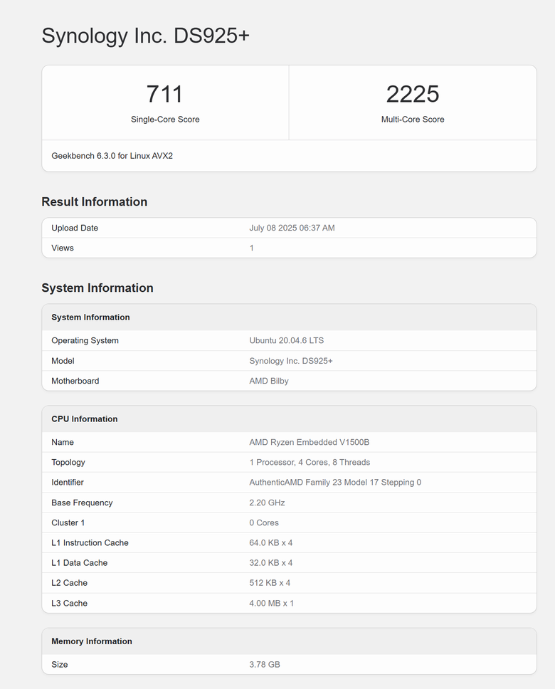 Synology DiskStaton 925+ NAS 開箱實測 軟體介面依舊優異 卻限於硬體配置的穩定之作
