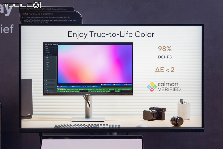 ProArt PA32QCV 創作者螢幕上市 具備 6K 超高解析設定以及完整連接埠配置 提供更大創作空間