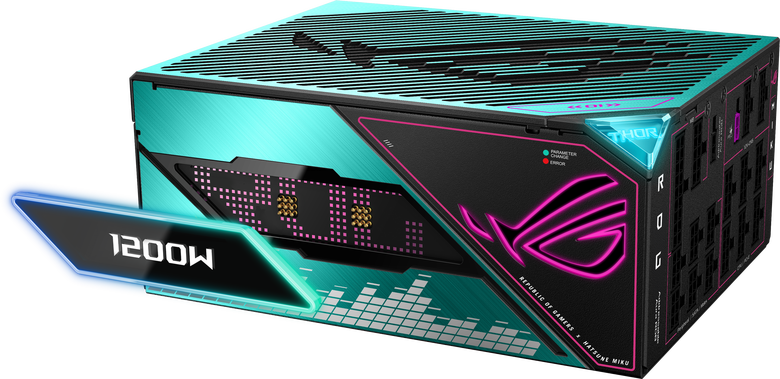 接力初音未來(Hatsune Miku)氣勢 ROG 推出一系列初音未來特別版產品 包括主機板、水冷、顯示卡、螢幕要讓公主殿下佔領桌面!