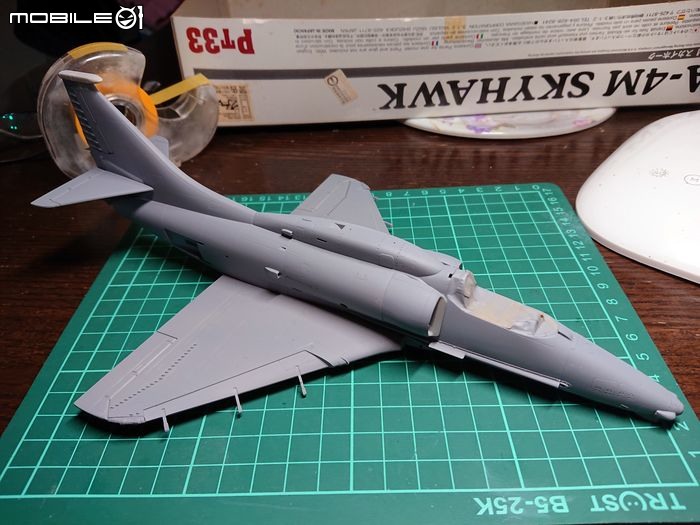 [模型製作記] A-4M天鷹攻擊機 1/48