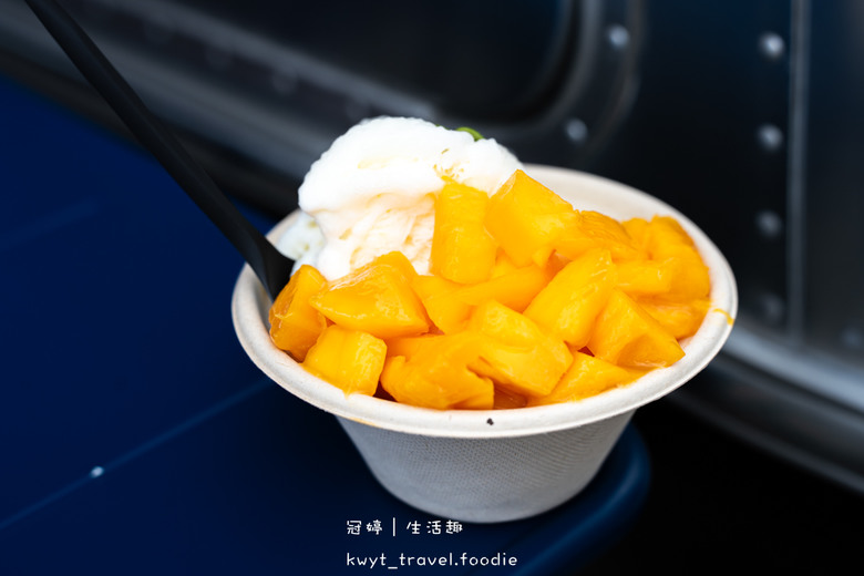 點我看大圖 台東最新打卡美食,露營車雪花冰店,雪花冰70元起,台東市下午茶推薦_2025菜單