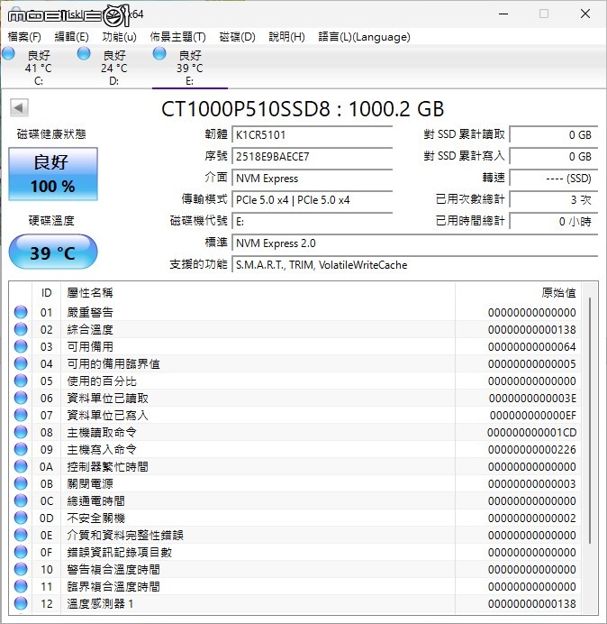 美光 Crucial P510 固態硬碟開箱實測 以 7 奈米控制器實現 PCIe Gen 5 低溫表現