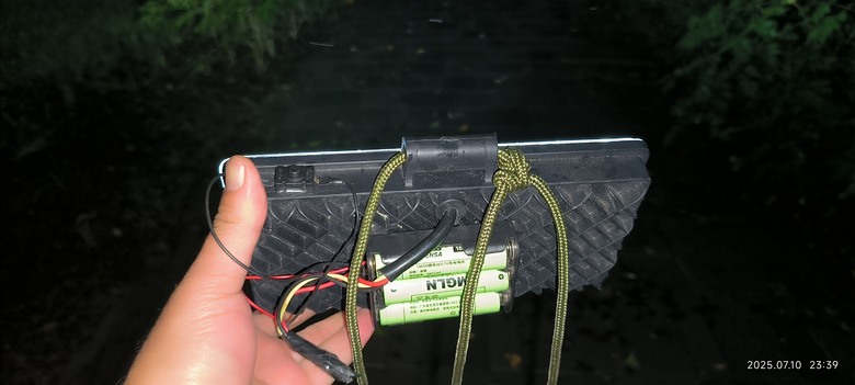分享：自製霧燈當作手電筒