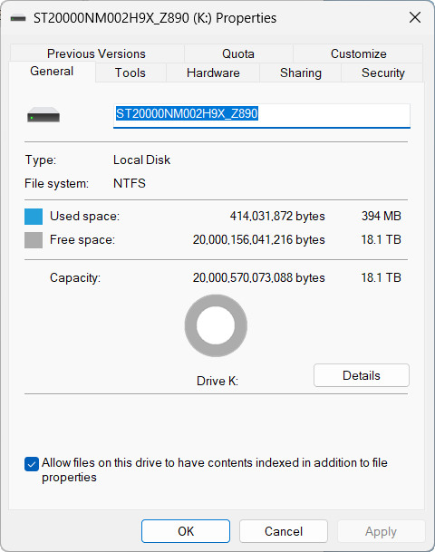 【開箱簡測】Seagate Exos X24 20TB ST20000NM002H 硬碟機效能簡測 (圖多)