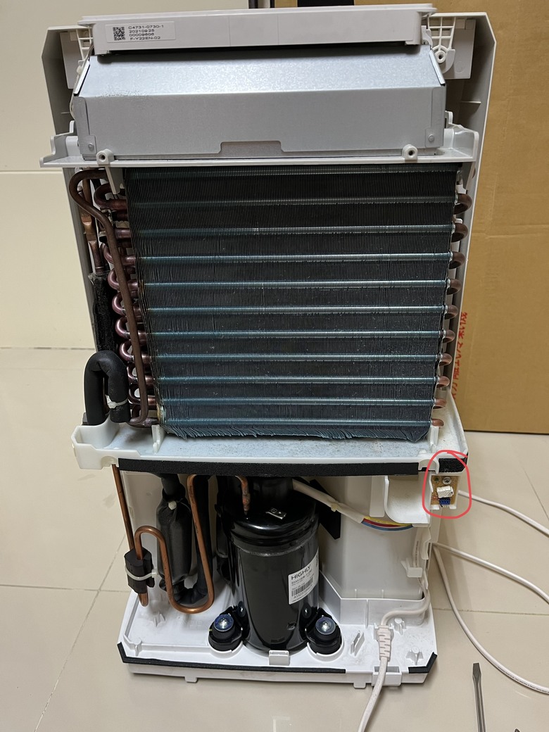 Panasonic 除濕機 F-Y22EN 更換濕度感應器(濕敏電阻)