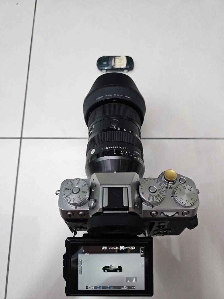 SIGMA 17-40mm F1.8 DC ART + 富士 X-T5 ; 最近對焦距離 ; 光圈1.8全開測試