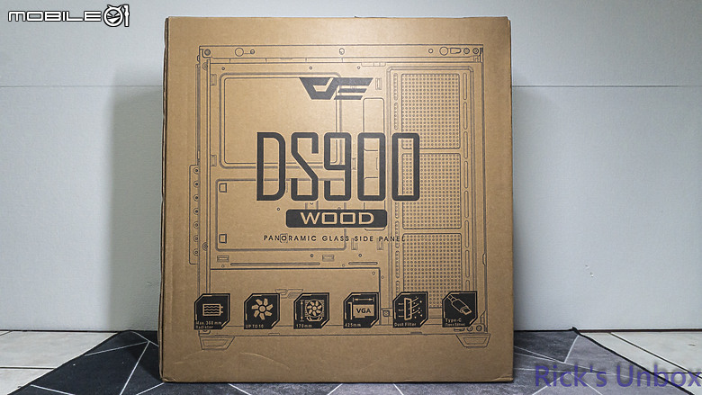 【開箱】平價實木海景殼 | darkFlash DS900 WOOD WHITE