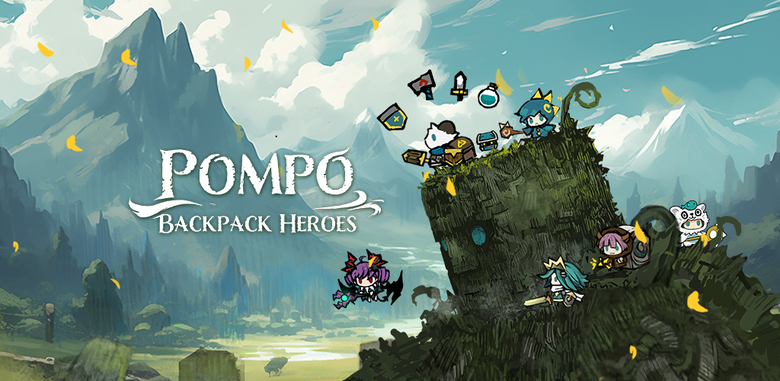 《龐寶: 背包英雄們》 Pompo: Backpack Heroes 7月23日 通知上架 Q萌像素風 放置型 RPG +背包武器合成 | 裝備配置即策略 打開寶箱怪 & 收集裝備 布置格局的戰略玩法