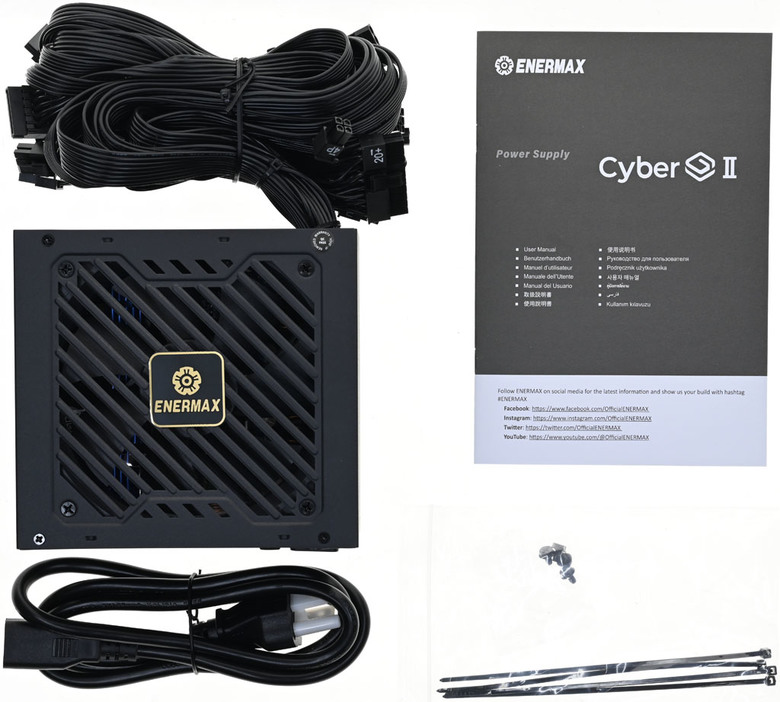 點我看大圖 ENERMAX 保銳科技CyberG II 850W ATX 3.1金牌電源開箱