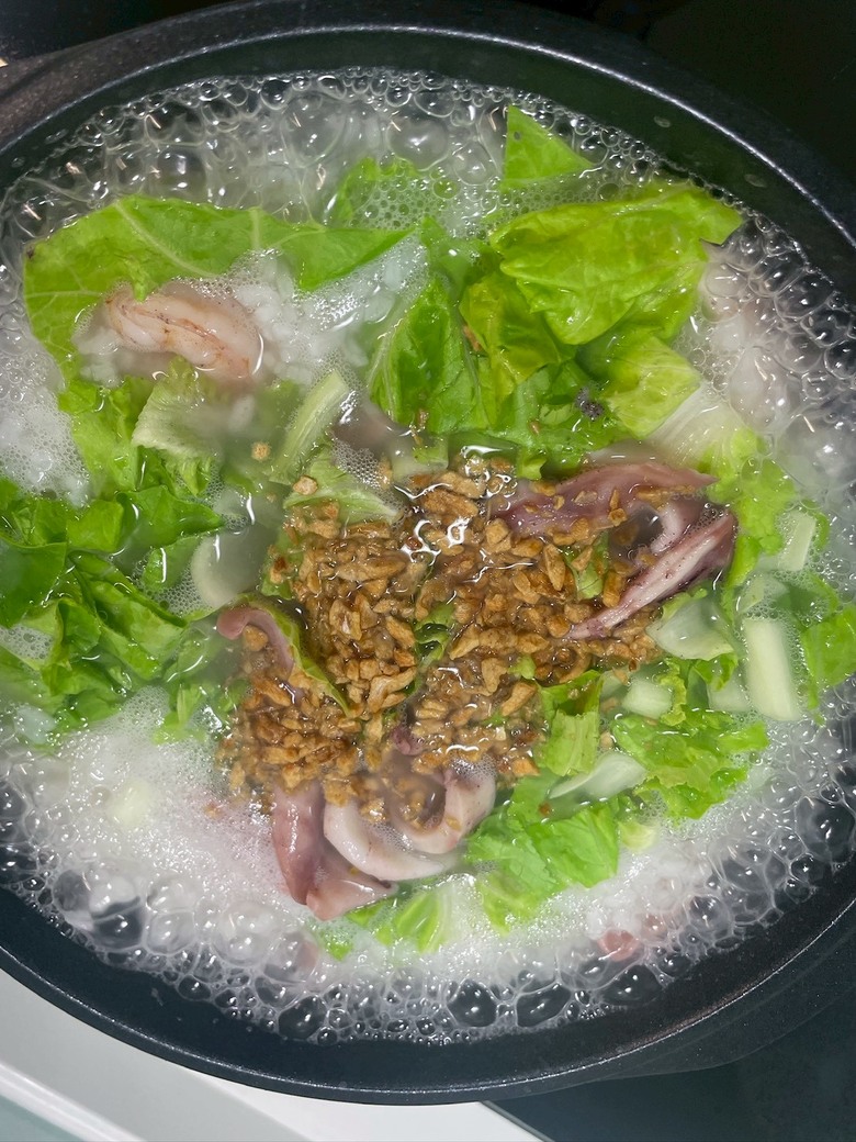 簡單但是味道超鮮的海鮮粥！