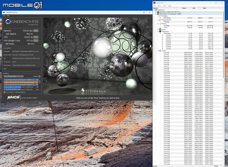 點我看大圖 AMD Ryzen Threadripper 9980X 處理器效能實測 以新版架構讓效能更上一層的頂尖工作選擇