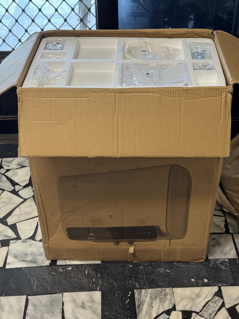 米家智能電熱水器60L P1開箱