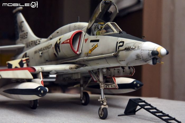 [模型製作記] A-4M天鷹攻擊機 1/48