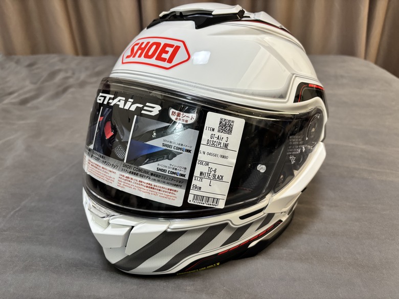 點我看大圖 日本東京 SHOEI GT-Air3 DISCIPLINE 喜提一枚