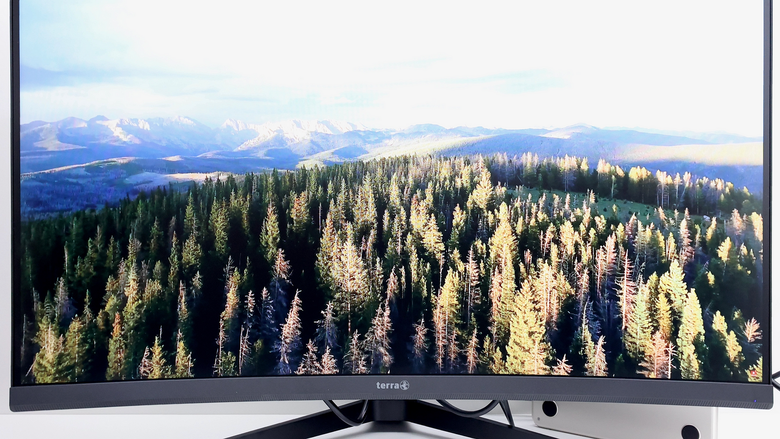 平價 2K 解析度 180Hz 曲面螢幕 terra 3285W HA，支架意外地出色