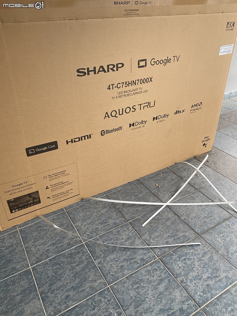 點我看大圖 SHARP 4T-C75HN7000X簡單開箱把玩一下