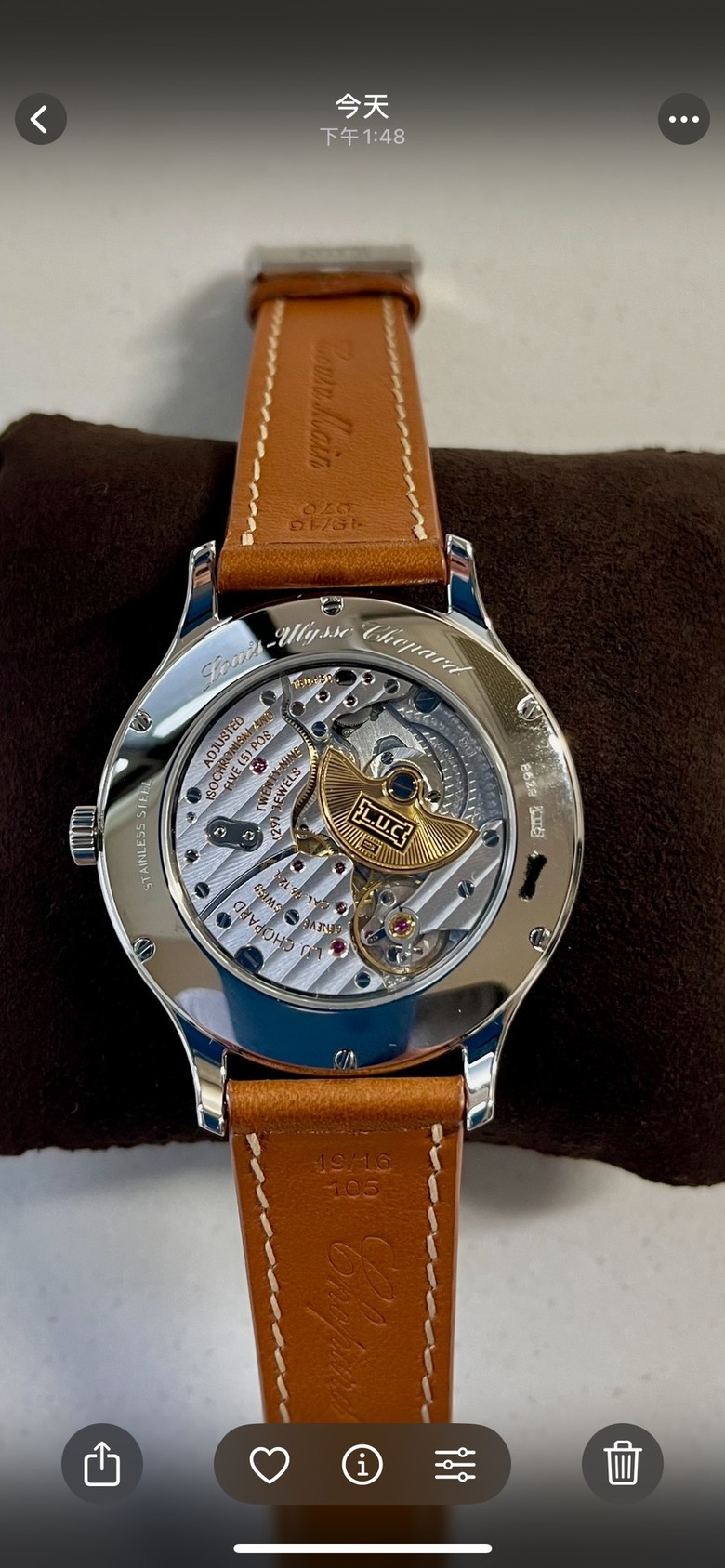 【開箱】我的第二隻機械錶: 蕭邦Chopard L.U.C XPS Forest Green