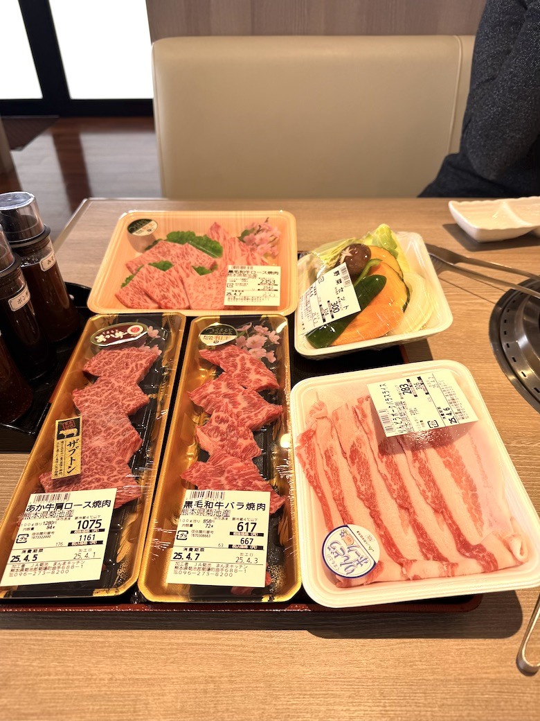 熊本菊池郡菊陽町まんまキッチン超市自己買食材現烤現吃體驗