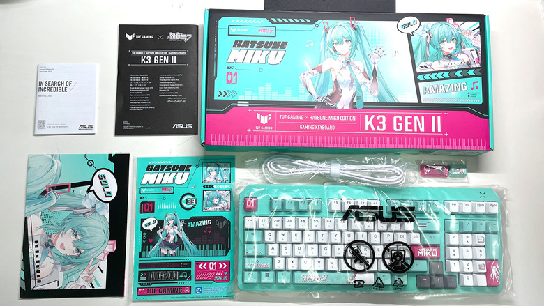 【阿洪開箱中】ASUS TUF Gaming × 初音未來 聯名電競套裝完整開箱!初音ミク Hatsune Miku (圖多)
